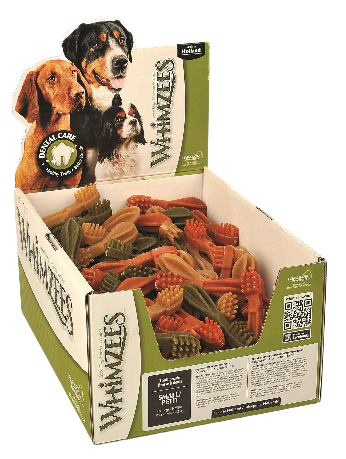 Assorted small star-shaped dog dental chew treats for fresh breath and plaque reduction from Pet & Animal collection