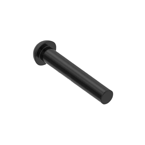 Black steel solid rivet with bung head for durable fastening in John Deere parts and hardware collections under $50