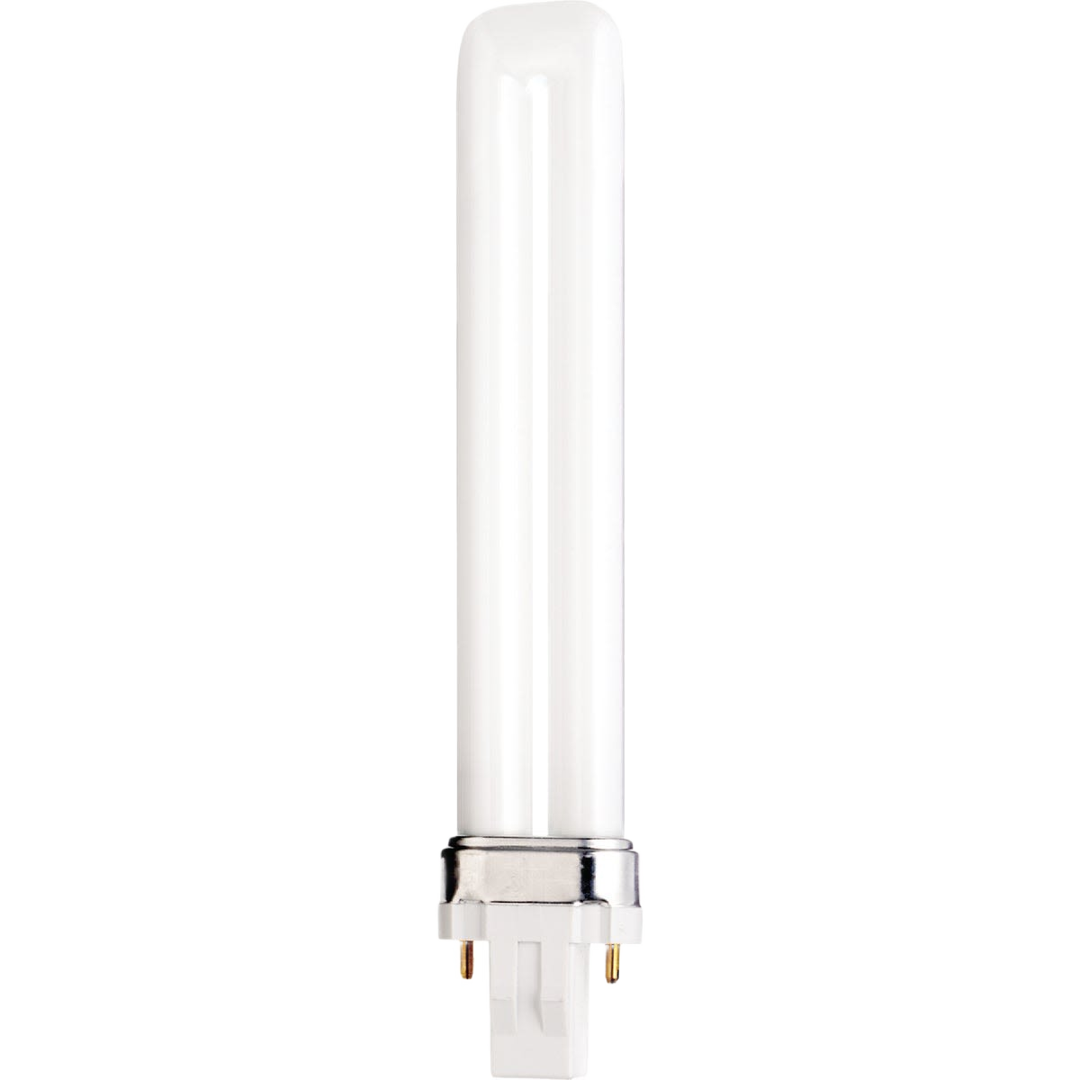 White compact fluorescent light bulb with pin base for indoor lighting and home improvement under $50 collections