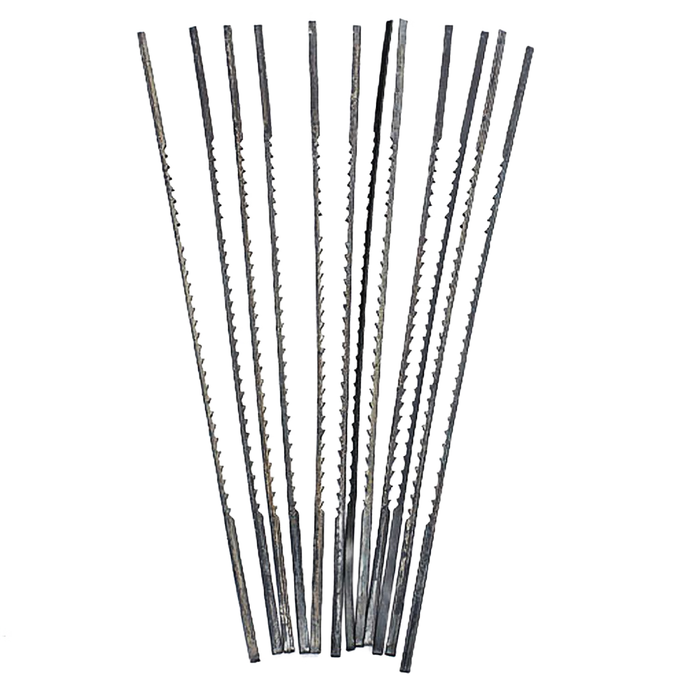 Set of thin reverse tooth saw blades for scroll or fret saws, woodworking and tool accessories under $50 collection