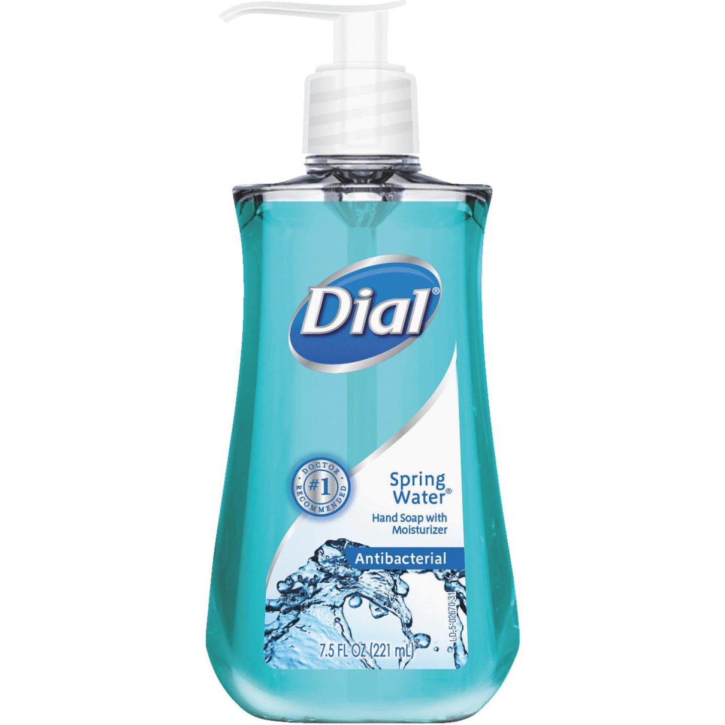 Clear antibacterial liquid hand soap with moisturizer in a pump bottle for hand soaps and sanitizers collection
