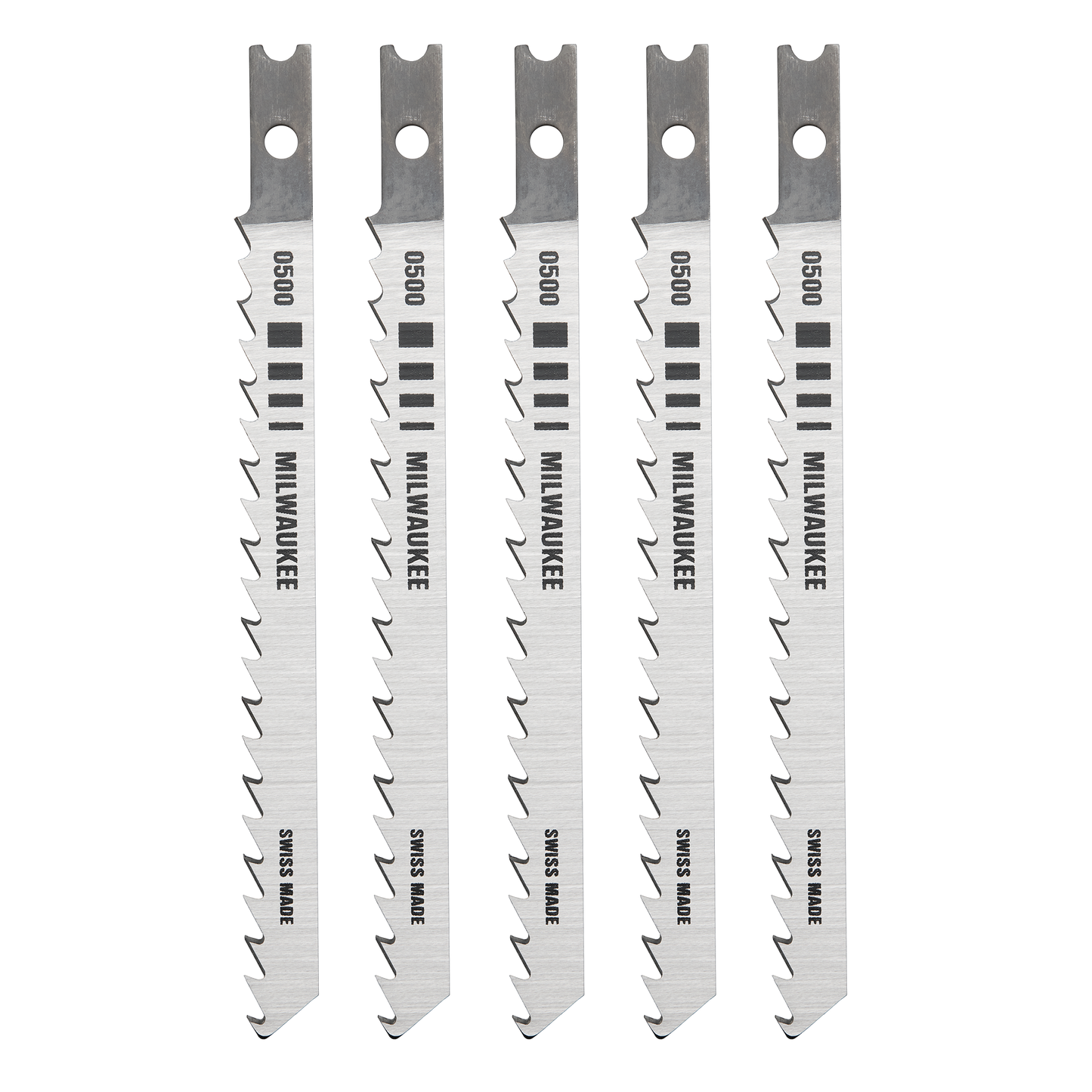 Milwaukee 4" 6TPI U-Shank Wood High Carbon Steel Jig Saw Blades (5 PK)