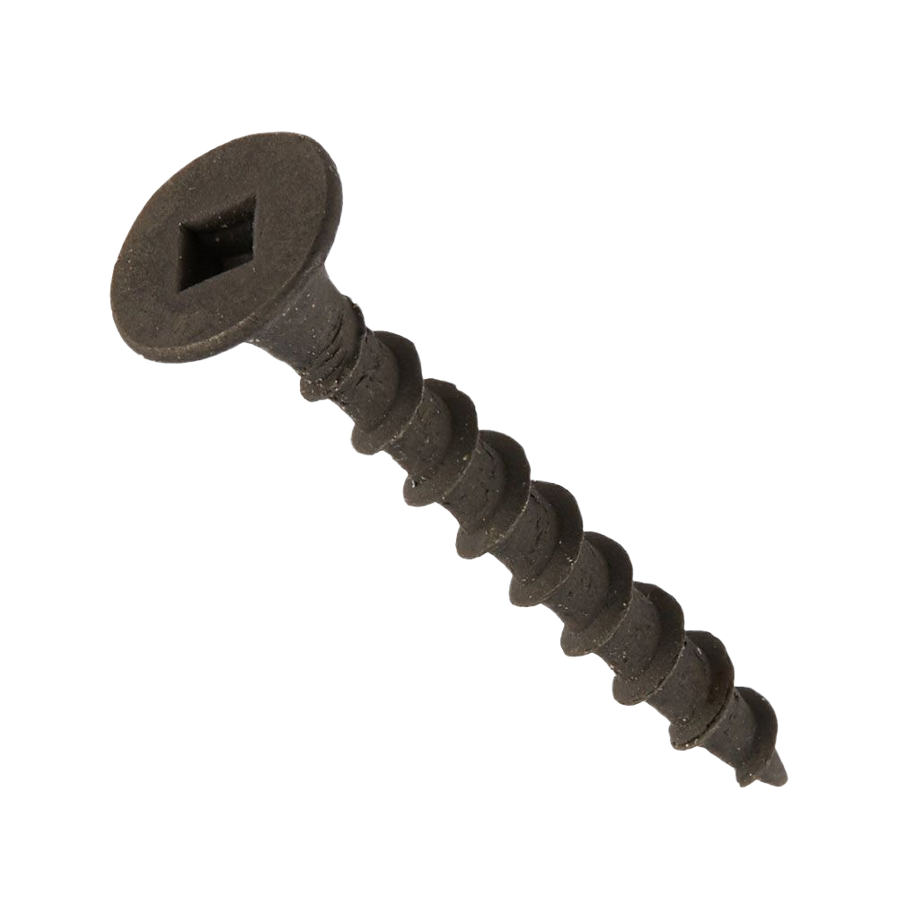 Coarse threaded drywall screw with square drive head for hardware and fasteners in home improvement collections under $50