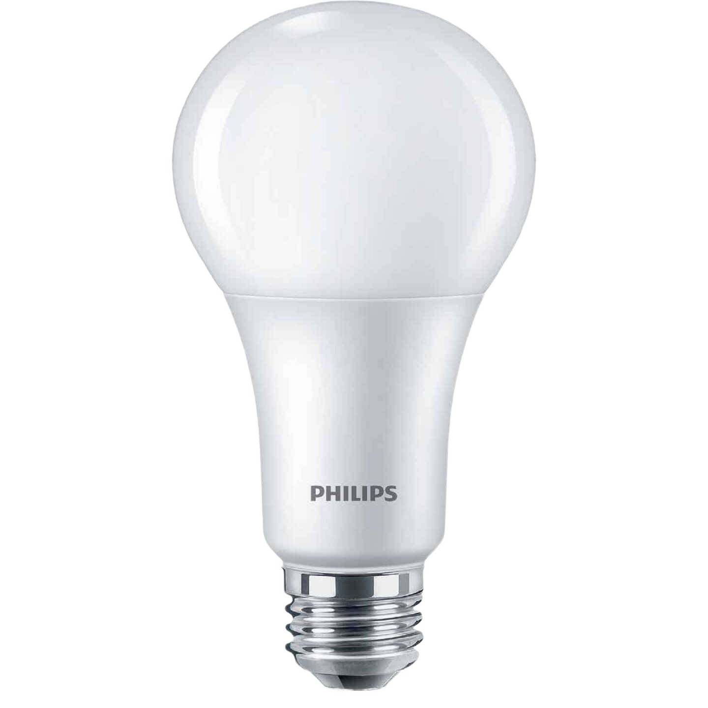 White LED light bulb with standard screw base for lighting and electrical home improvement collections under $50