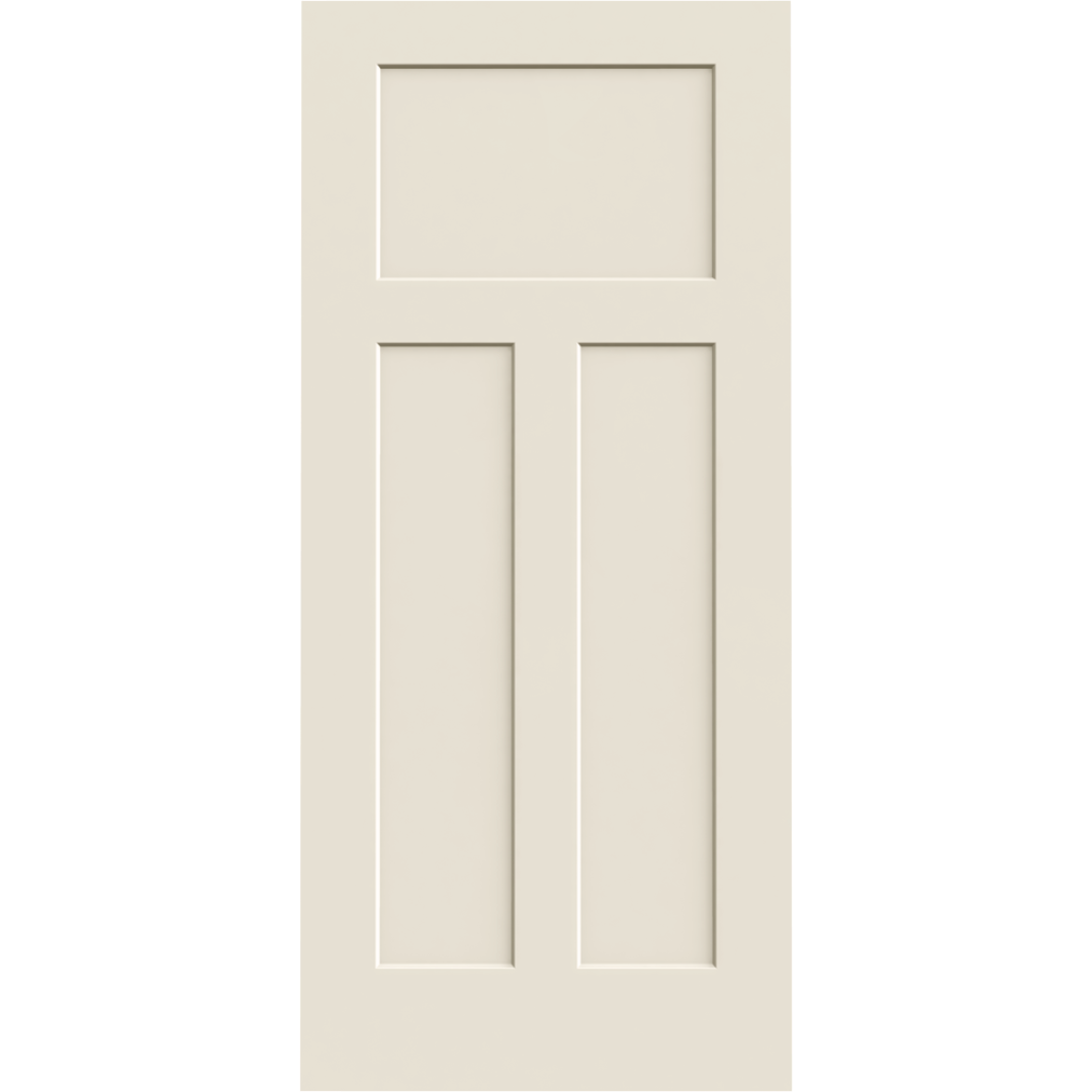 Jeld-Wen 24 in. x 80 in. Craftsman III Primed Interior Slab Solid Core Door