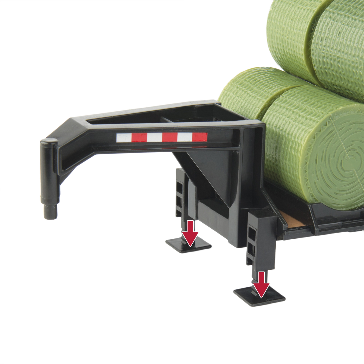 TOMY John Deere 1:32 Scale Round Bale Haying Set