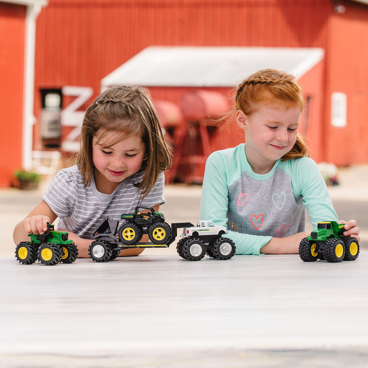 Tomy John Deere Monster Treads 5 Pc. Value Toy Set