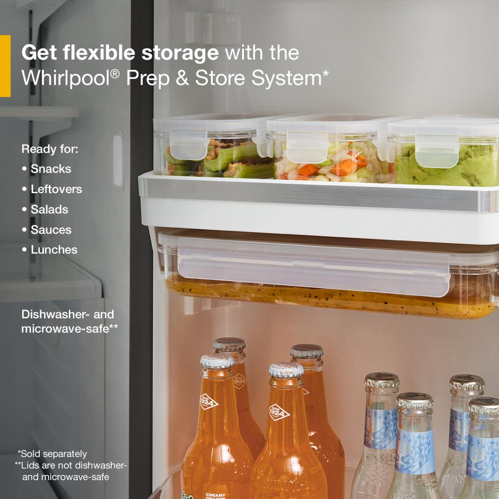 36-inch Wide True Counter Depth 4-Door French Door Refrigerator - 22 cu. ft.