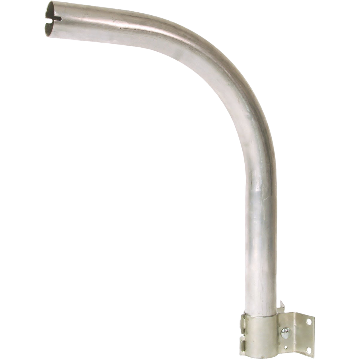 24-inch aluminum mounting arm with curved design for outdoor lighting in electrical and home improvement collections