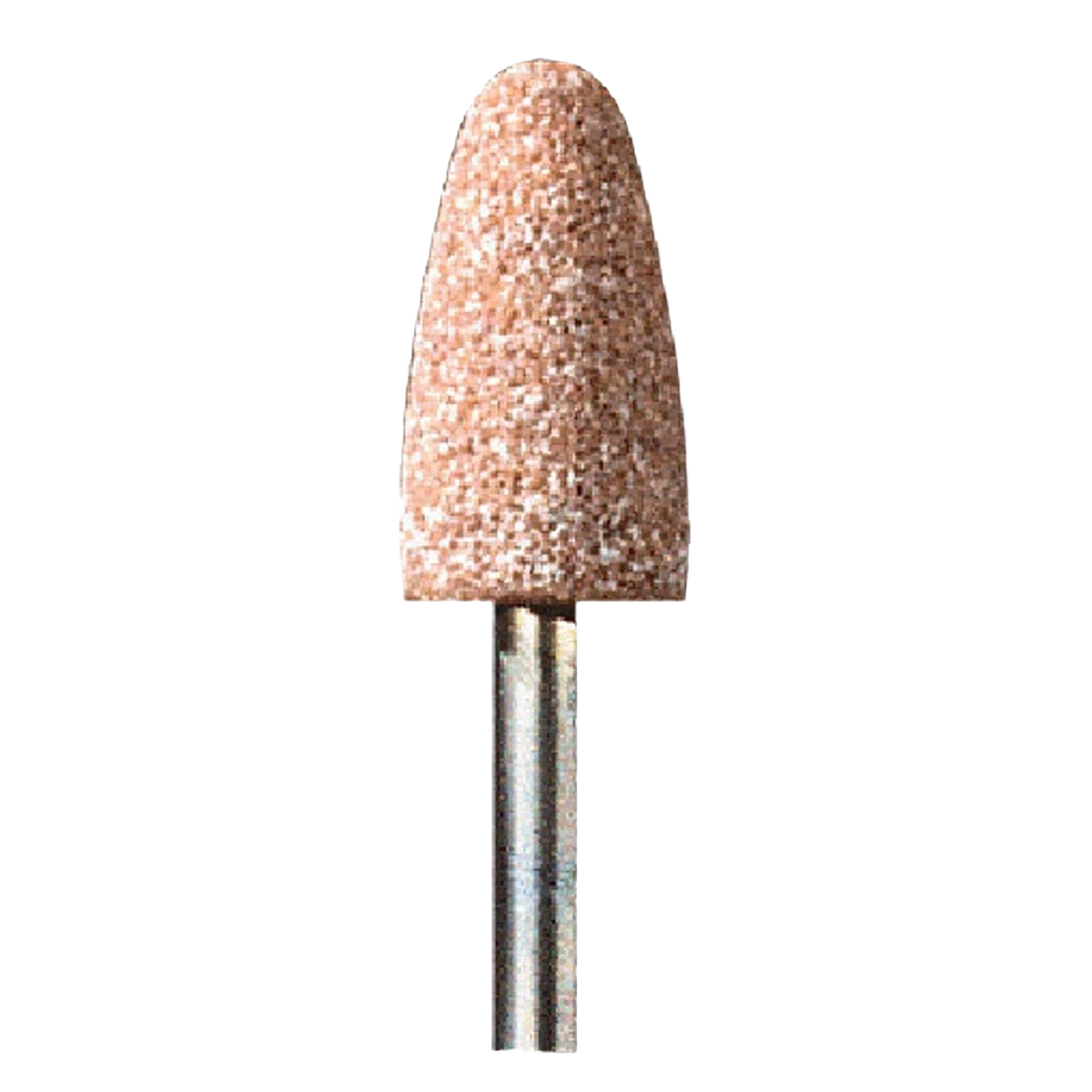 Pointed aluminum oxide grinding stone with metal shank for rotary tool accessories in home improvement collections under $50