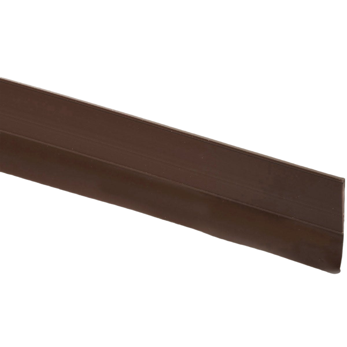 Brown self-adhesive door sweep with vinyl seal for draft protection in hardware and home improvement collections under $50