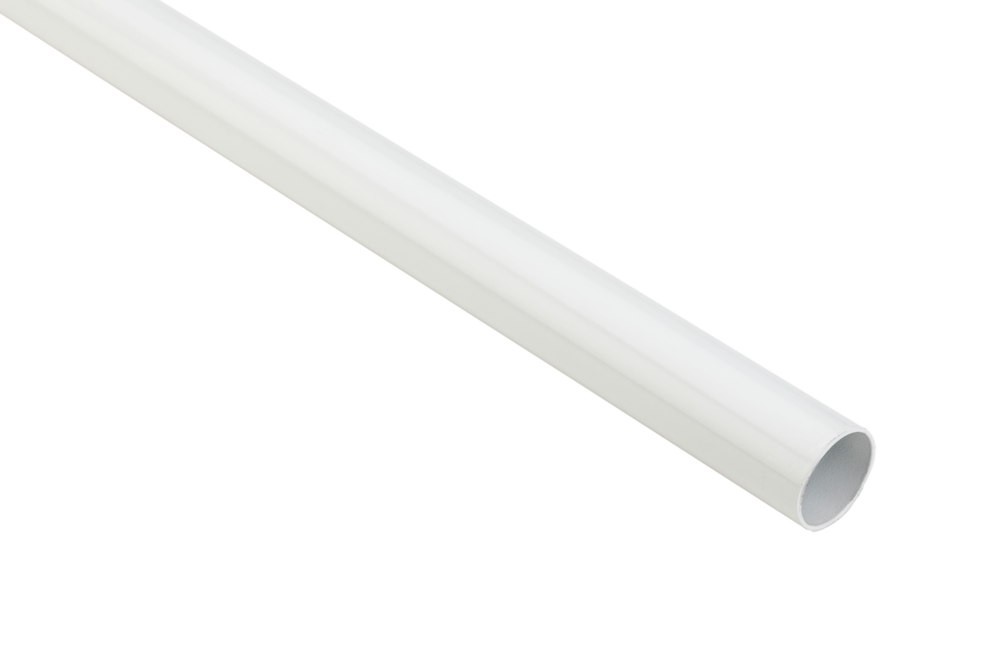 White metal closet rod with 2mm thickness for storage and organization in closet accessories under $50 collections