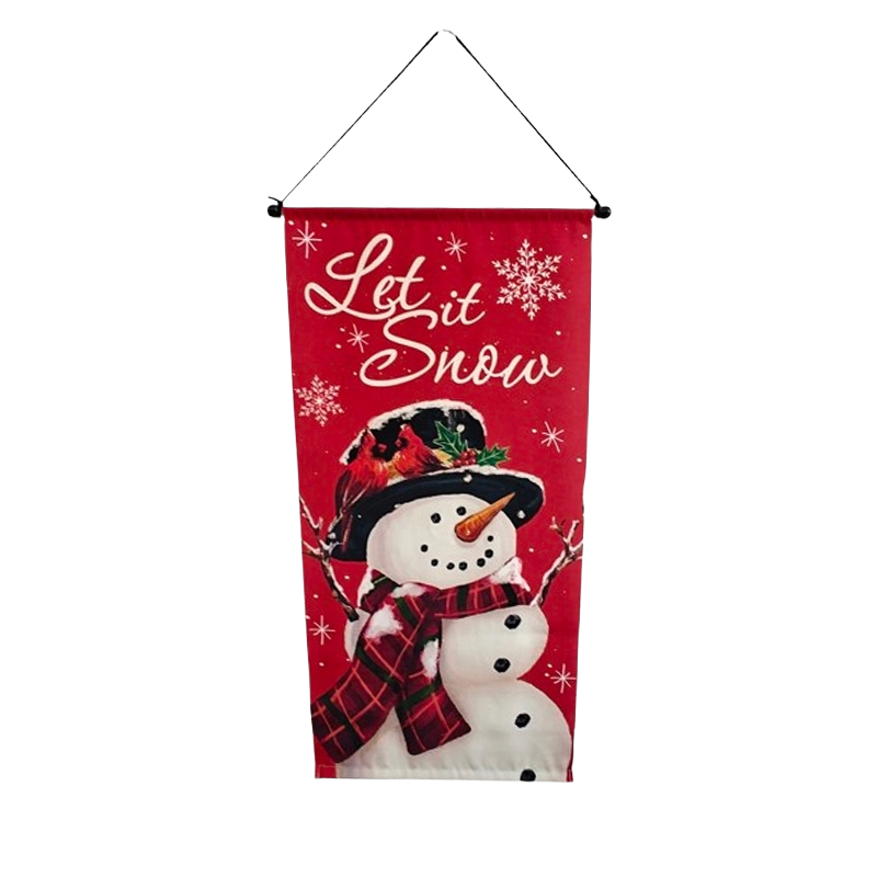 Direct International "Let it Snow" Snowman Flag