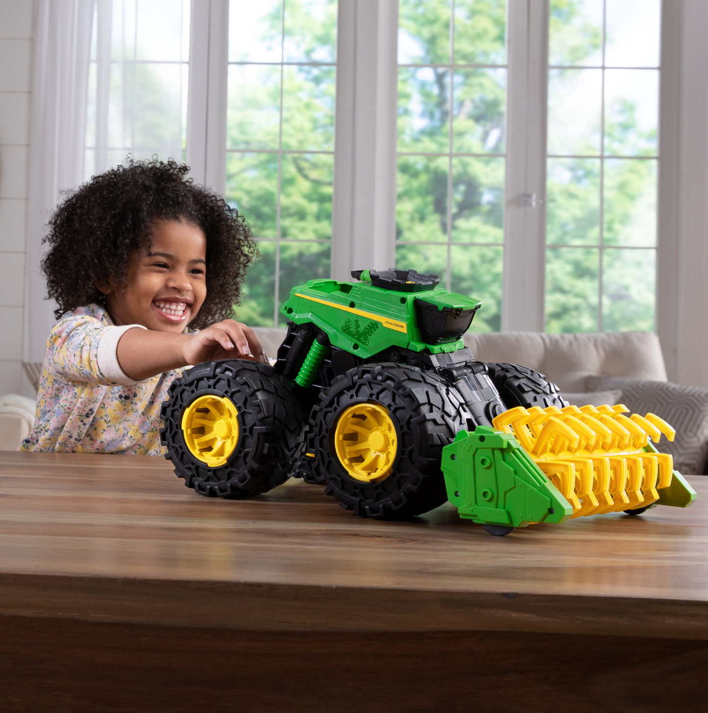 TOMY Monster Treads 18 in. John Deere Super Scale Combine