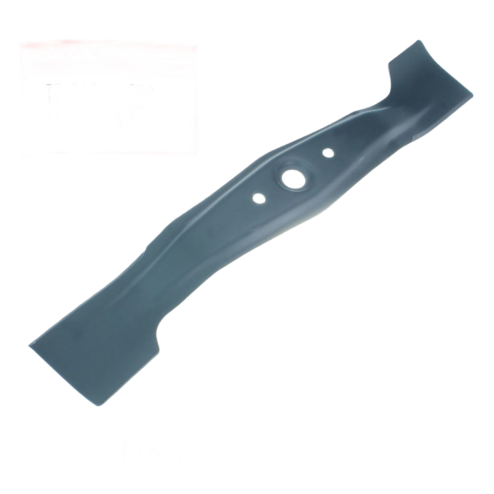 Durable replacement rotary mower blade with mounting hardware, part of Honda and Parts & Lubricants collections under $50