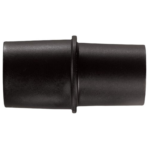 Black plastic vacuum hose adapter for dust collectors and woodworking tools in home improvement supplies under $50