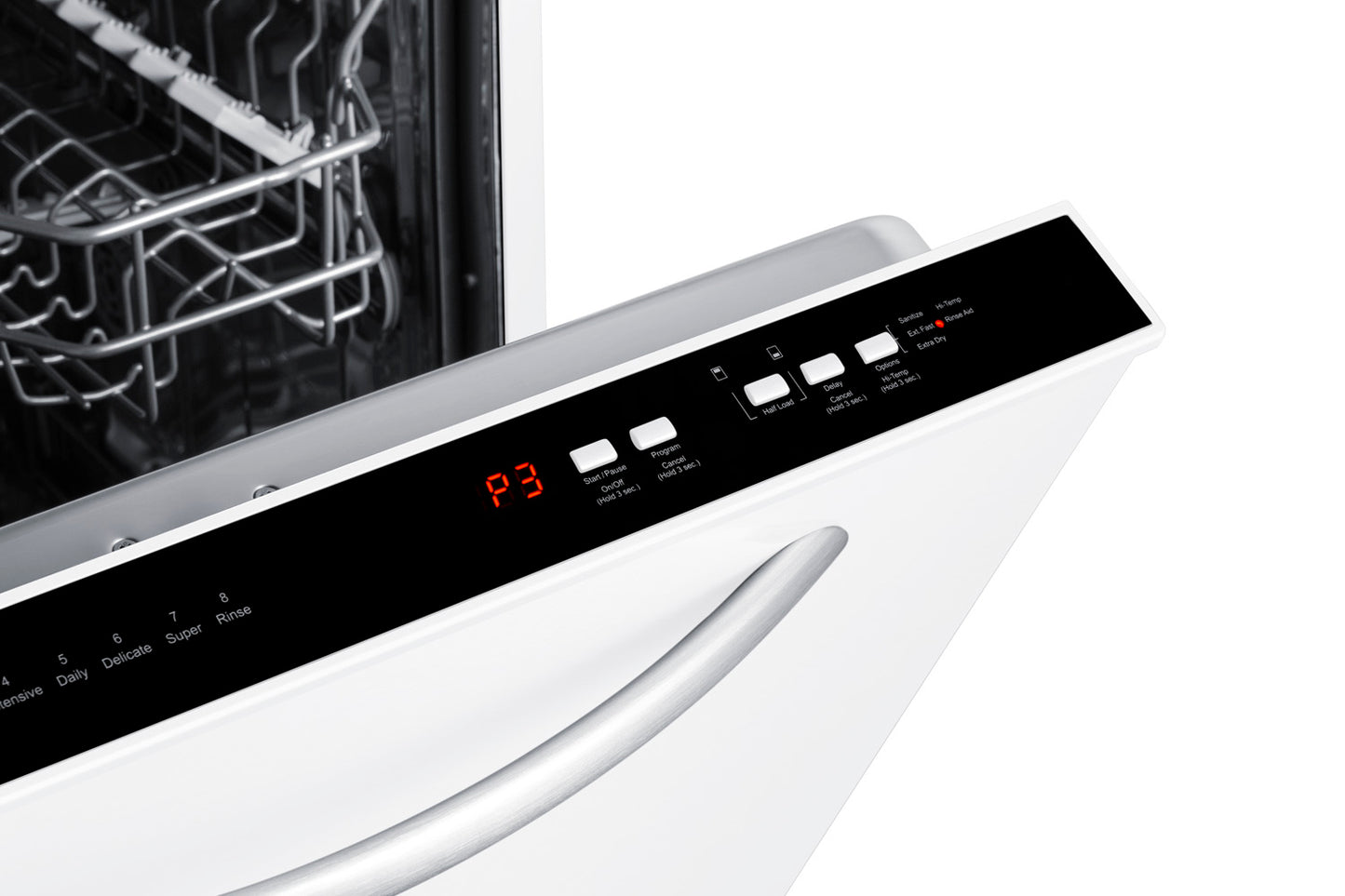24" Wide Built-In Dishwasher, ADA Compliant