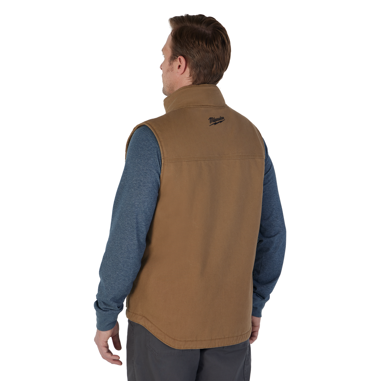 Milwaukee GRIDIRON™ Sherpa-Lined Vest - Brown L