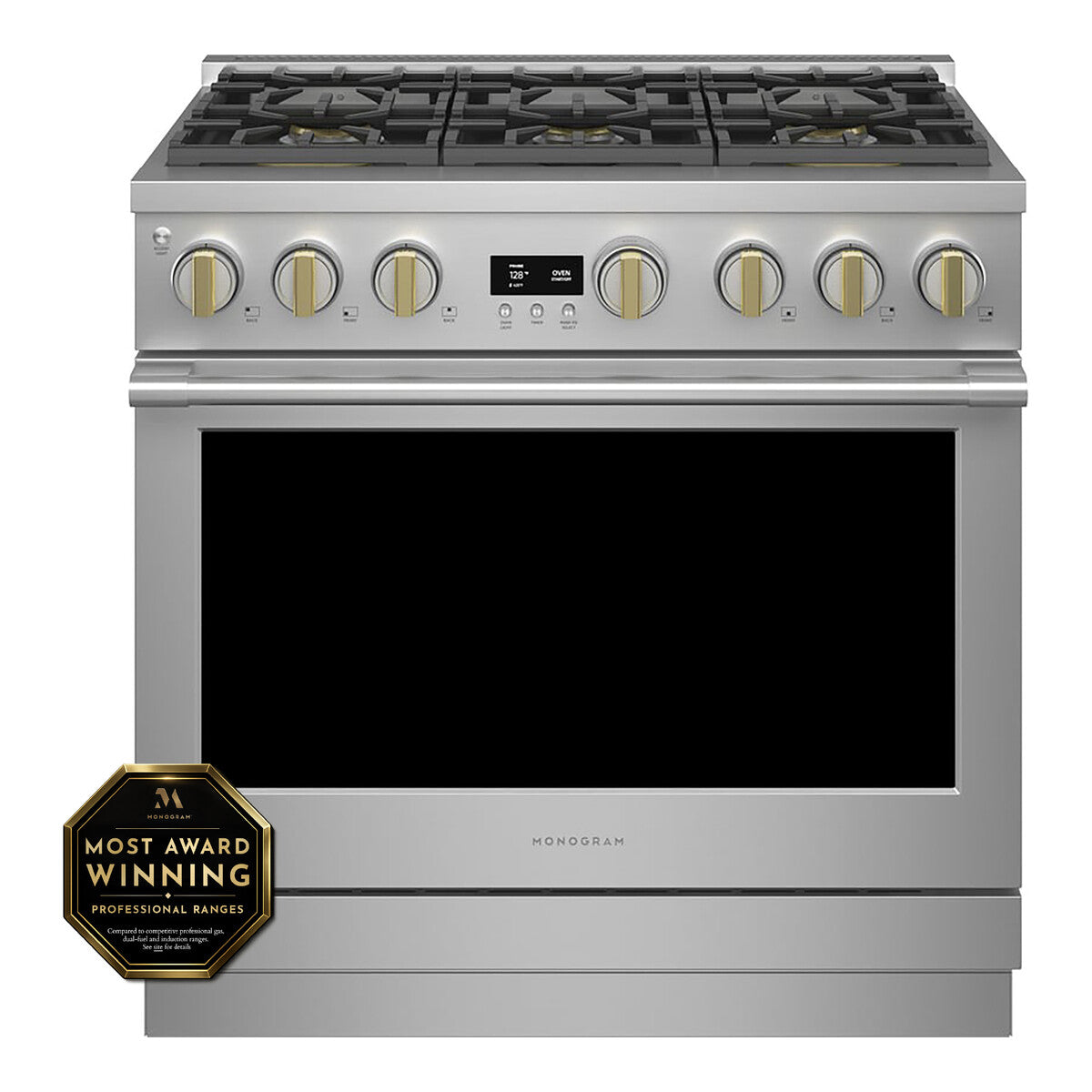 Monogram 36" All Gas Professional Range with 6 Burners