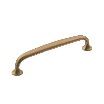 Champagne bronze cabinet pull with 5-1/16 inch center-to-center mounting for kitchen and furniture hardware projects