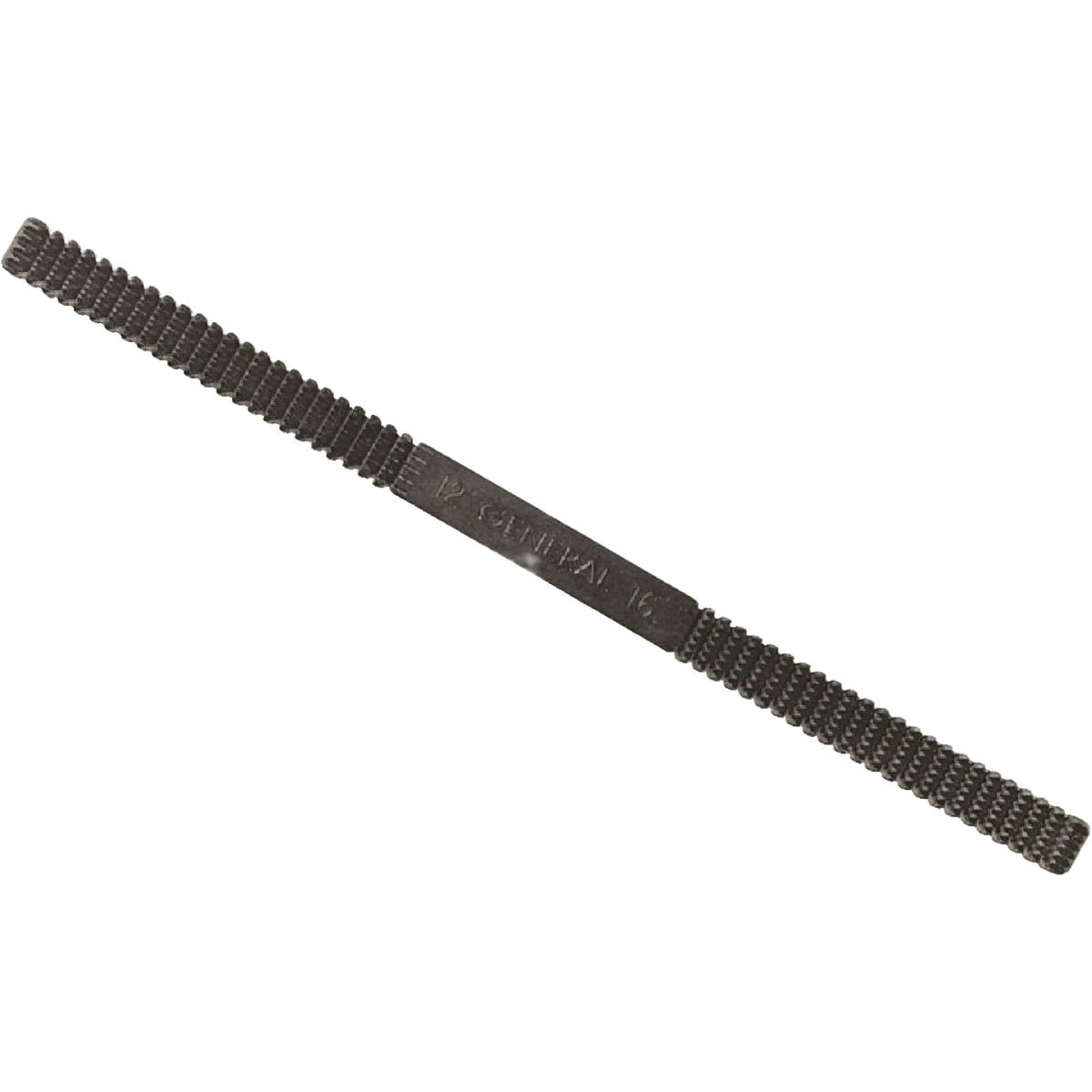 Thread repair file tool with dual textured edges for restoring external threads in hand and woodworking tool collections