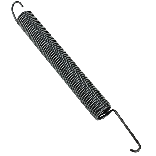 Black metal tightener spring with hooked ends for John Deere parts & lubricants in tools and home improvement collections under $50