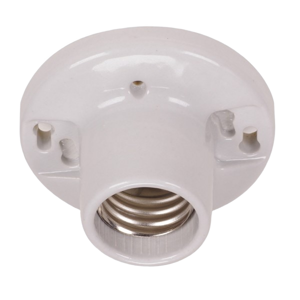 Porcelain keyless lampholder with mogul base for lighting and electrical lamp parts in home improvement collections