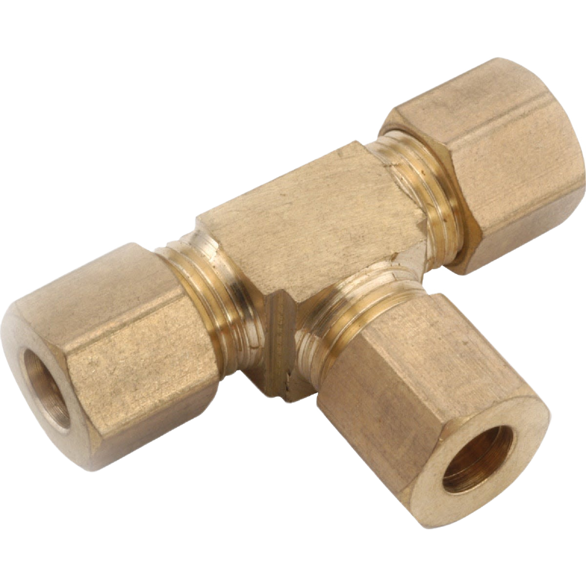 3/8 inch compression brass tee fitting for plumbing in Pipes & Fittings, Under $50, and Home Improvement collections