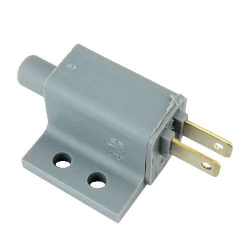 Gray electrical push button switch with metal prongs for John Deere parts and accessories collections under $50