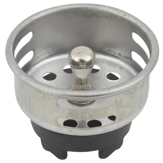 Do it Best 2" Chrome Jr. Duo Basket Strainer Stopper