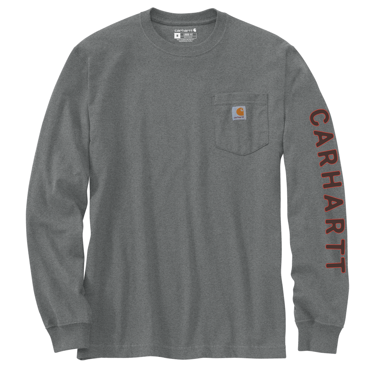 Carhartt Men's Irvine Relaxed Deer Badge Long Sleeve T-Shirt