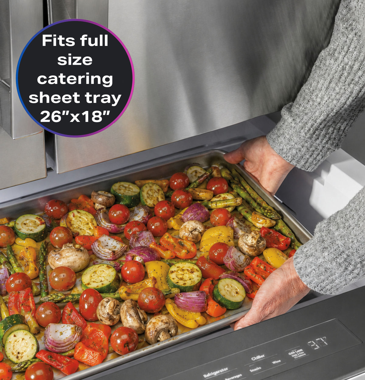 GE Profile™ ENERGY STAR® 27.9 Cu. Ft. Smart 4-Door French-Door Refrigerator with Kitchen Assistant™