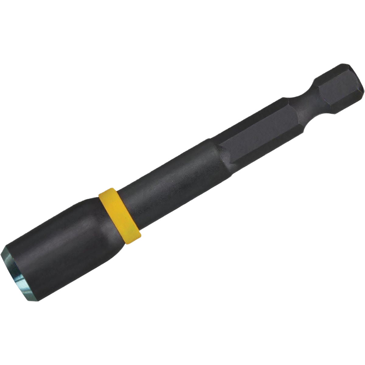 Magnetic nut driver with Impact Duty construction and yellow ring, designed for tools and home improvement tasks