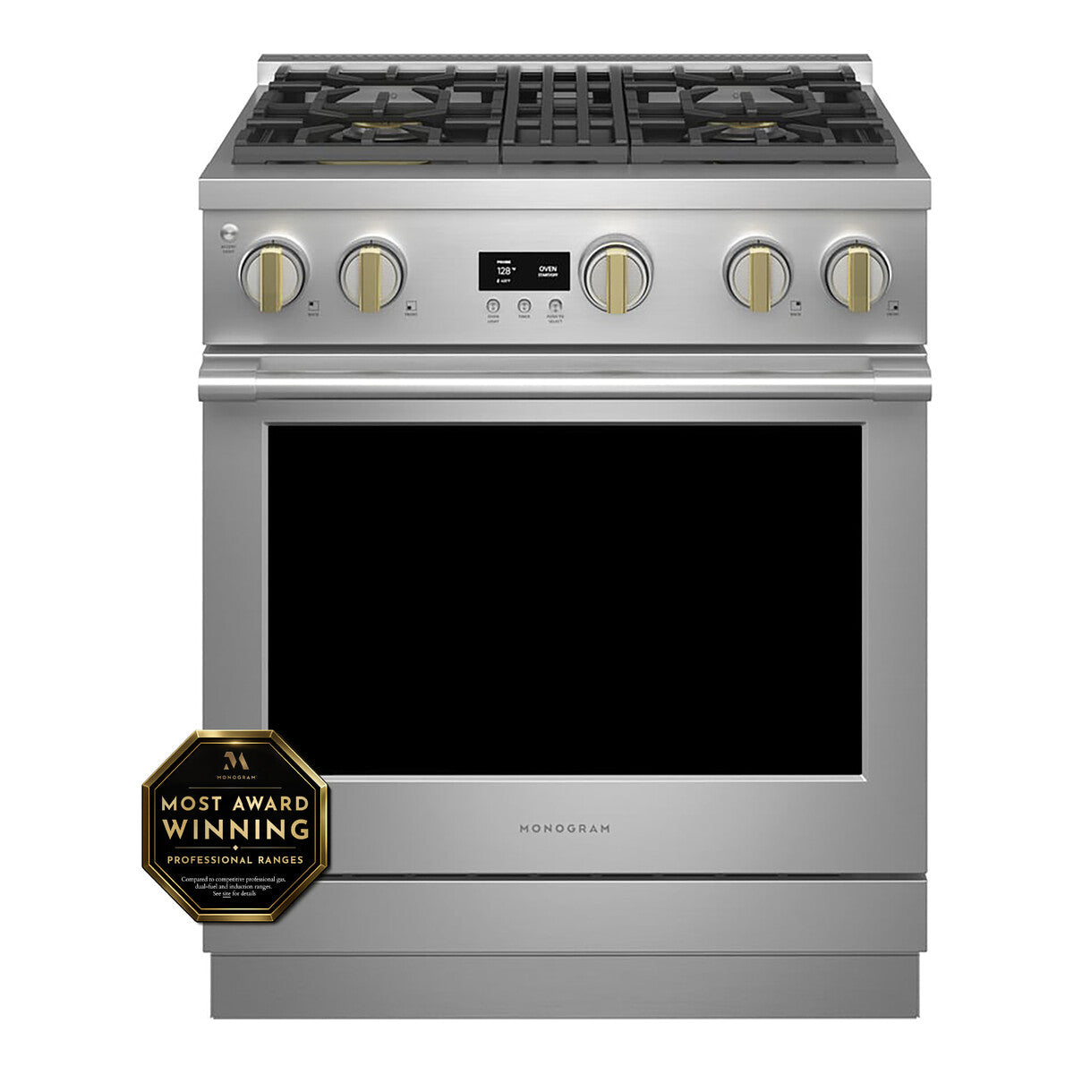 Monogram 30" All Gas Professional Range with 4 Burners