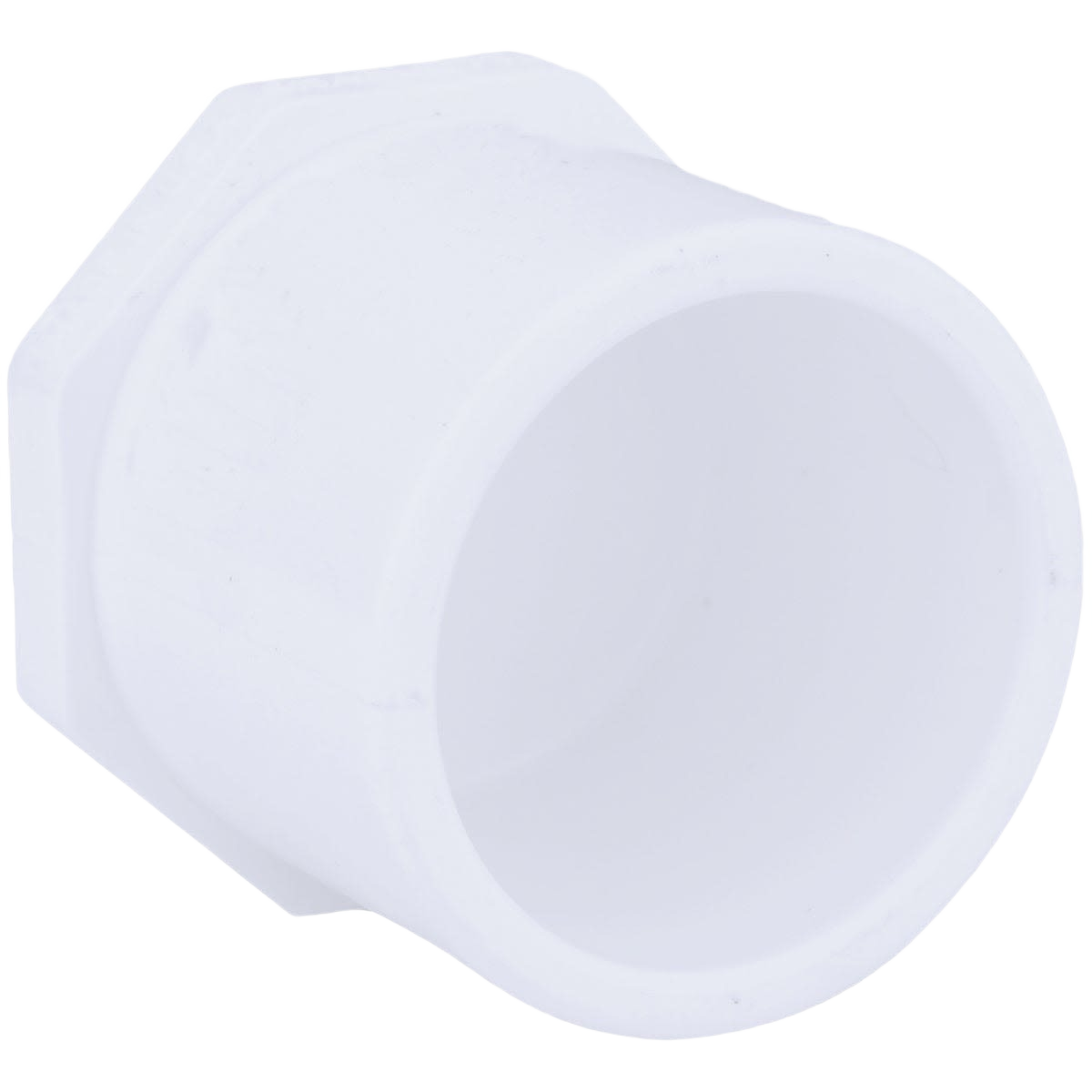 White schedule 40 PVC spigot plug for pipe sealing in Pipes & Fittings and Plumbing collections under $25.