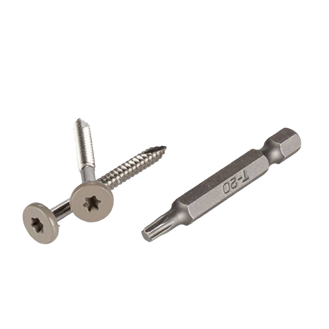 TimberTech 1-3/4" Gray TOPLoc Fascia for PRO and EDGE, 100-Pack