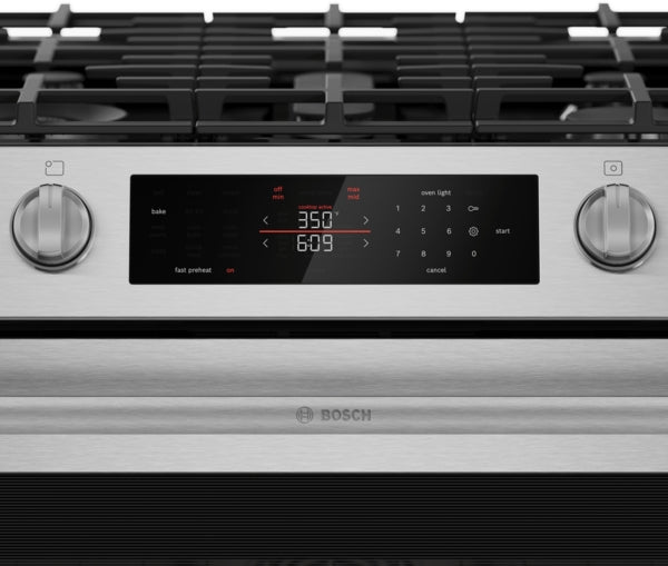 300 Series, Slide-in Gas Range, Stainless Steel