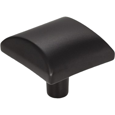 Matte black square cabinet knob for furniture hardware and home improvement projects under $50 collection
