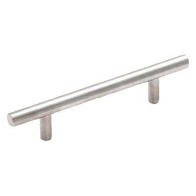 Sterling nickel finish cabinet pull with 3-3/4 inch center spacing for home improvement projects