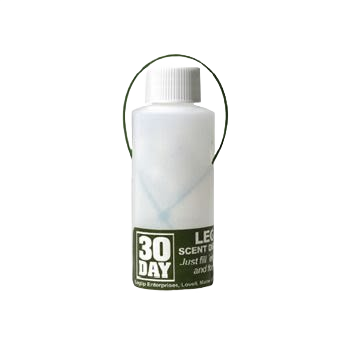 White plastic scent dispenser with green hanging handle for pest control in lawn and garden under $50 collections