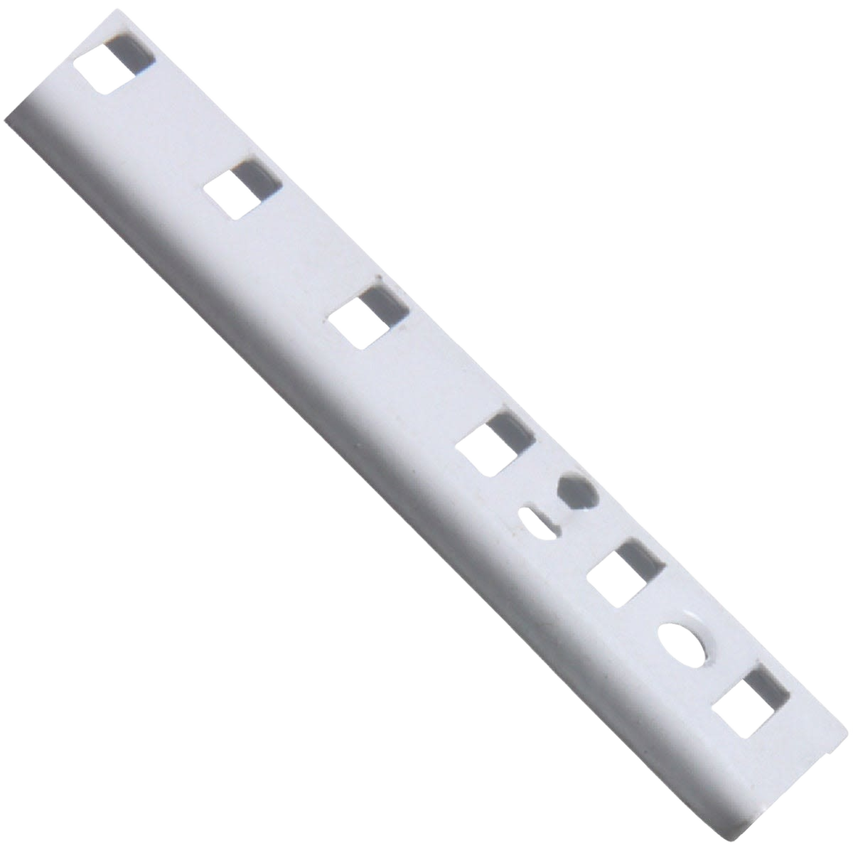 White steel mortise-mount shelf support bracket for storage and shelving accessories collections under $50