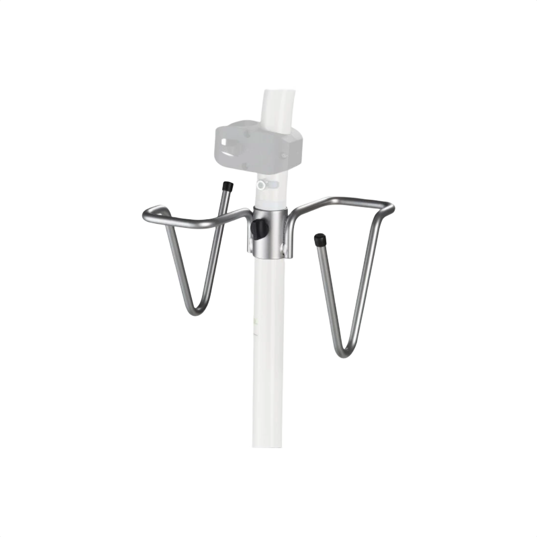 Chrome-plated steel boom arm tool holder designed for electric sanders in woodworking and home improvement tools under $100