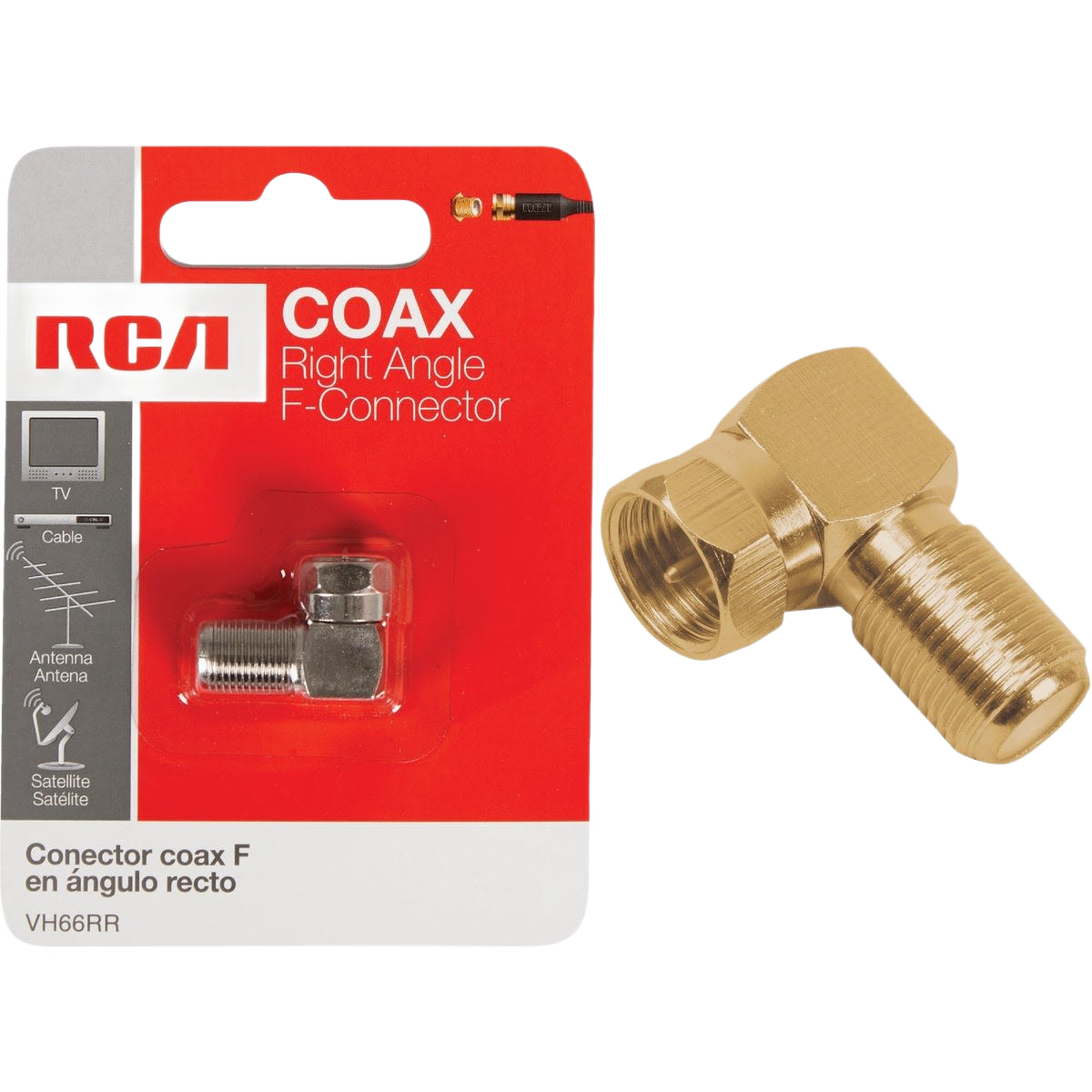 Right angle brass coaxial F connector for electrical and home improvement projects under $50 collections