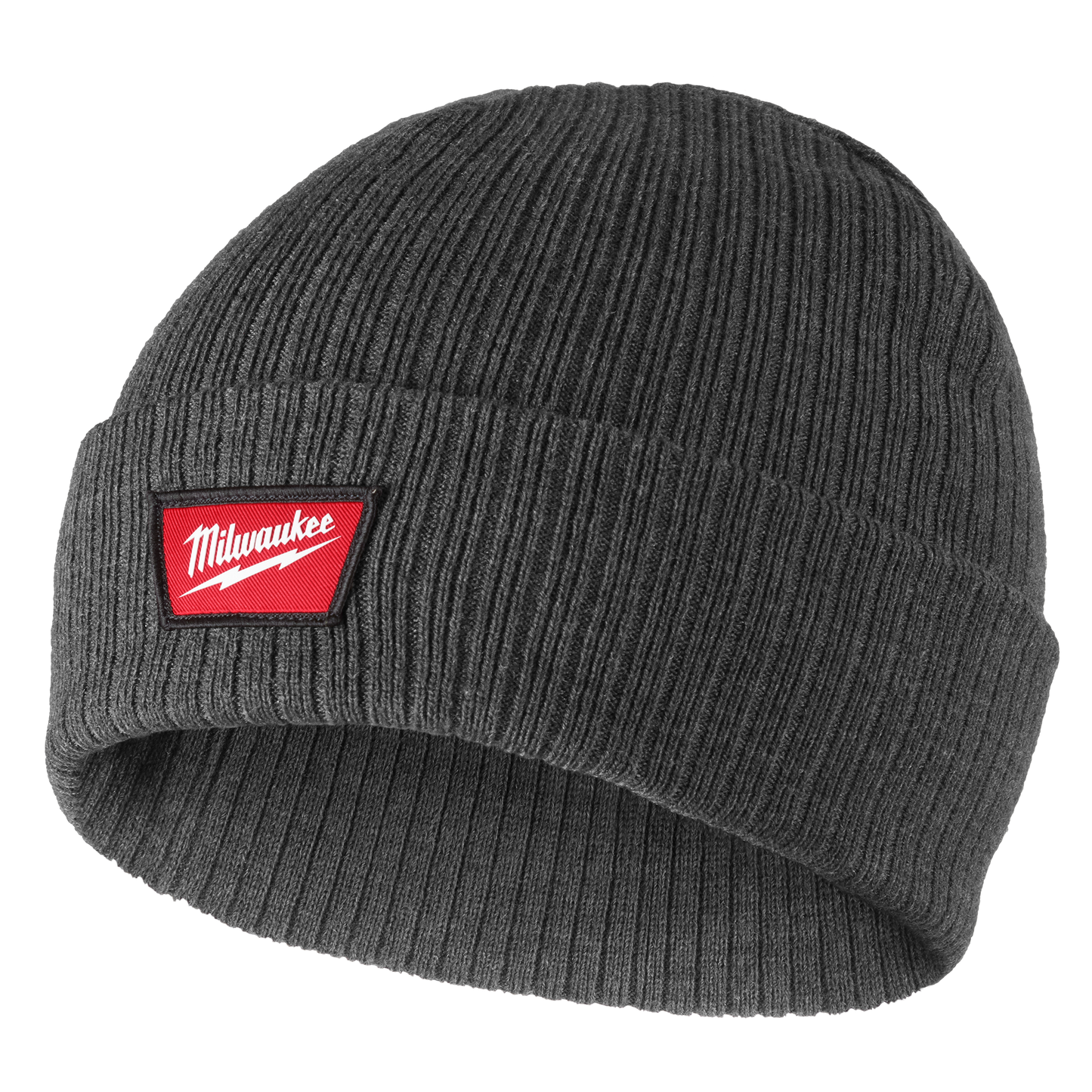 Milwaukee Rib-Knit Cuffed Beanie - Gray