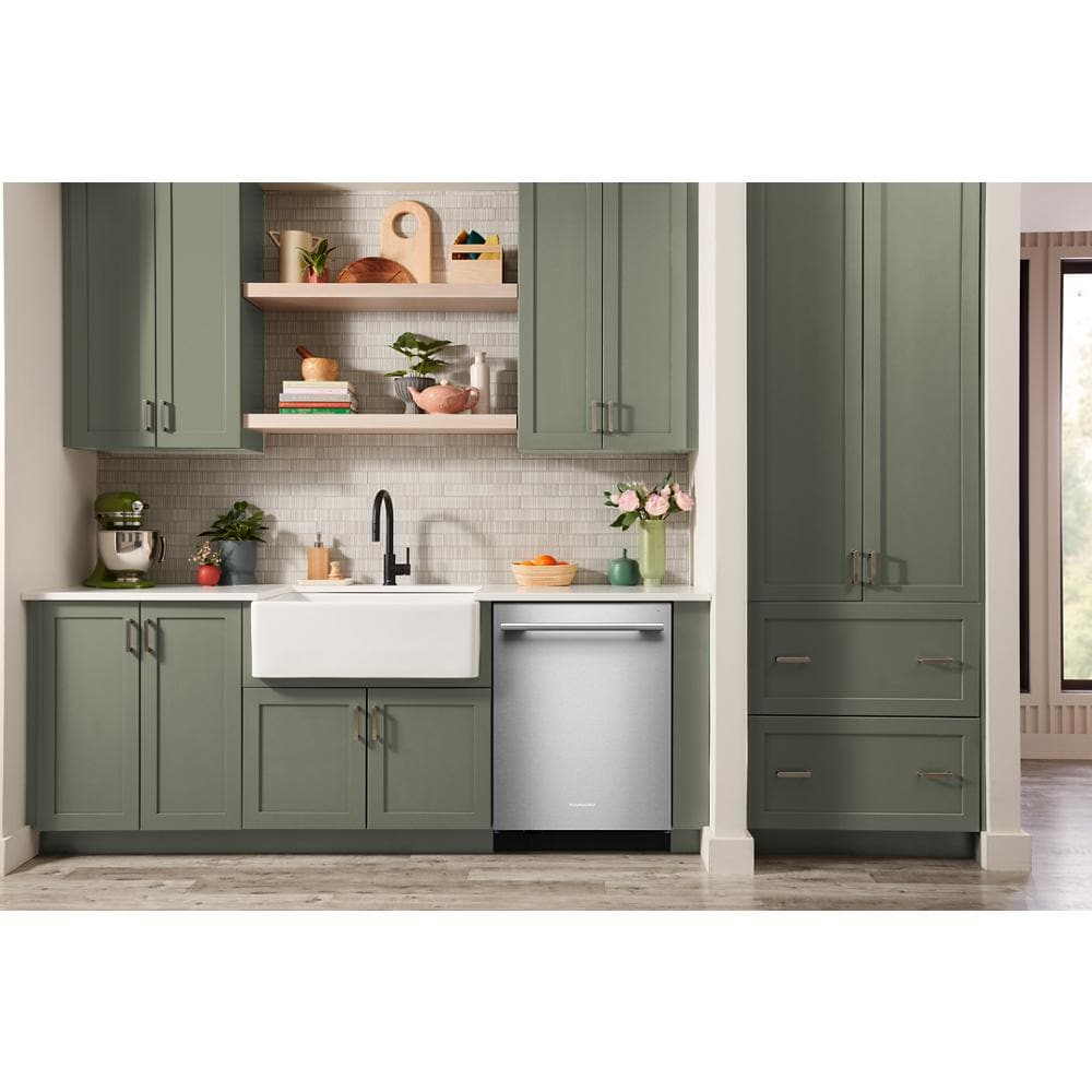 KitchenAid® Third Level Utensil Rack Dishwasher with 30+ Total Wash Jets in PrintShield™ Finish 47 dBA