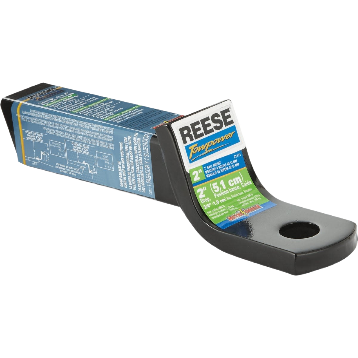 Black steel hitch draw bar with Reese Towpower label in Parts & Lubricants and Under $50 collections for home improvement tools