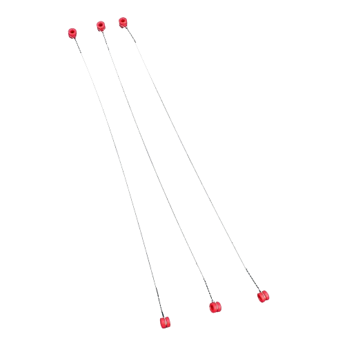Set of three thin replacement wires with red tips for wood burning tools in woodworking tools collections under $50