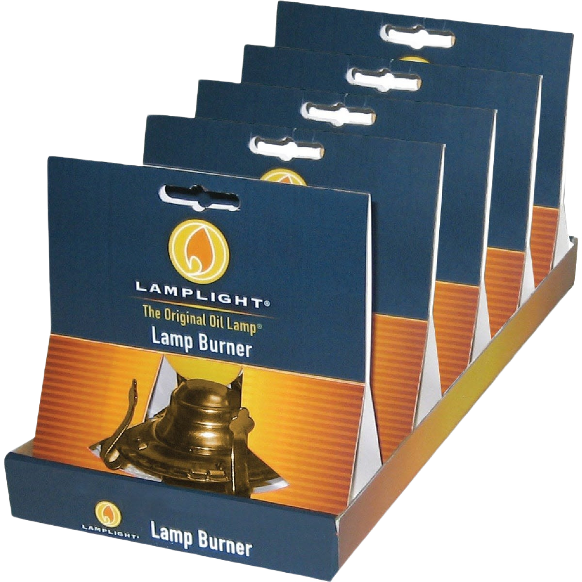 Set of four Lamplight Farms lamp burners for large lamps fitting 3-inch chimneys in home decor and lighting collections under $50