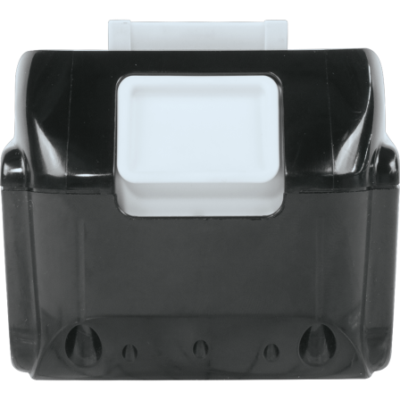 Black and white 18V lithium-ion battery for power tool accessories in portable power and home improvement collections
