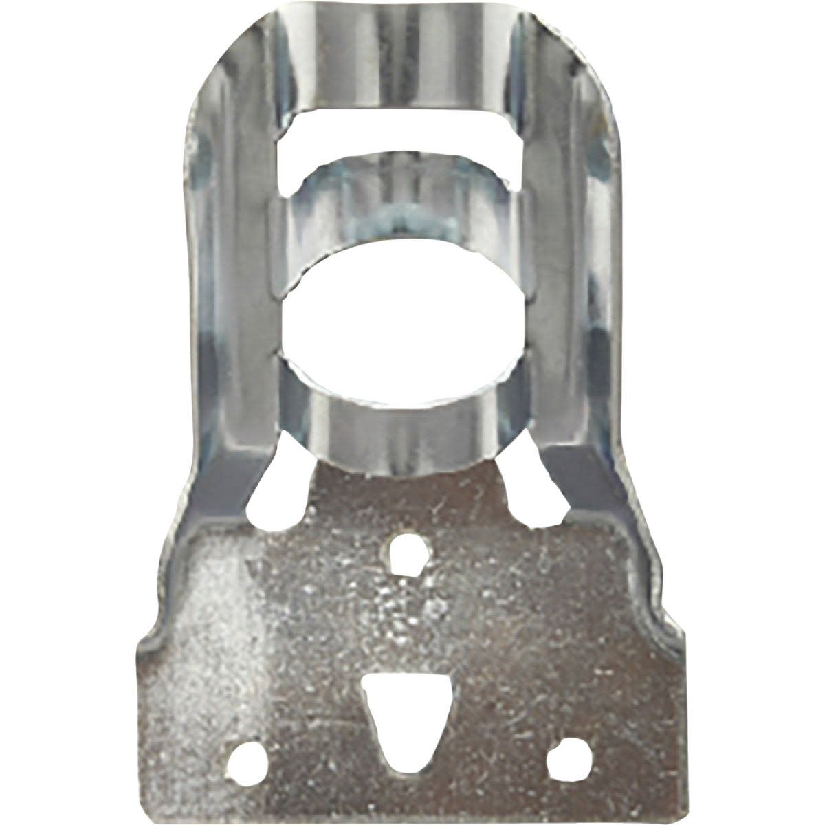 Stamped steel bracket with 3/4-inch holder designed for mounting flag poles, part of outdoor living and lawn & garden collections